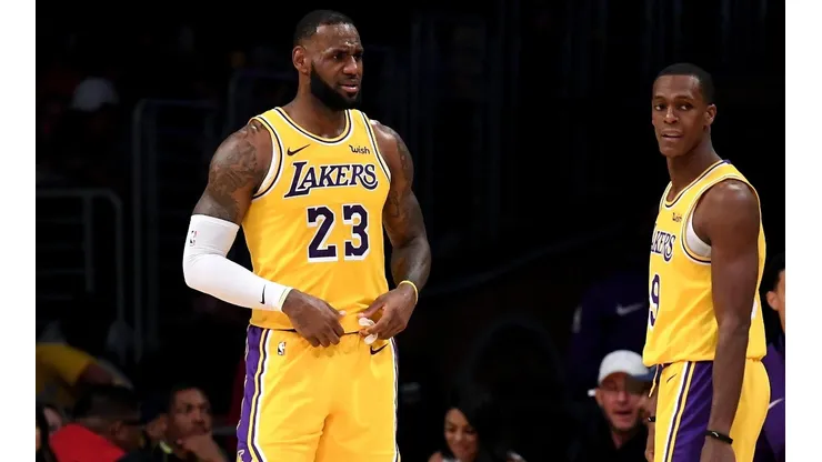 Rajon Rondo asegura que LeBron James llevará a los Lakers a los playoffs
