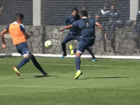 Elías Hernández y Jonathan Rodríguez anotaron tantos de gran factura en el entrenamiento de hoy