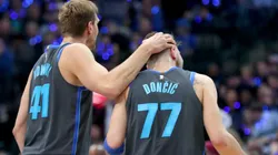 Luka Doncic y Dirk Nowitzki trolean a sus seguidores antes del Juego de Estrellas