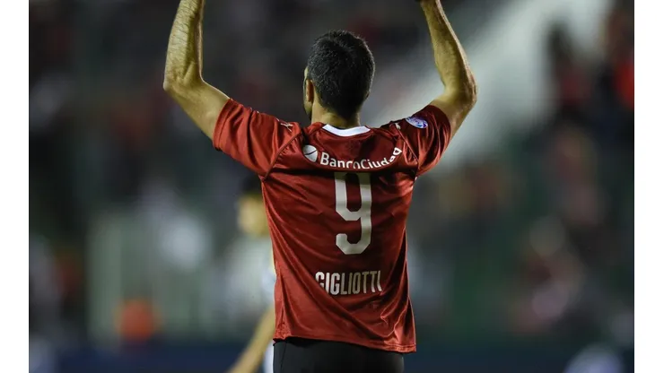Foto de Emmanuel Gigliotti, exjugador de Independiente.