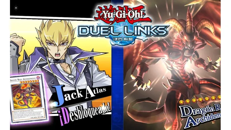 ¡Jack Atlas desbloqueable en Yu-Gi-Oh! Duel Links!
