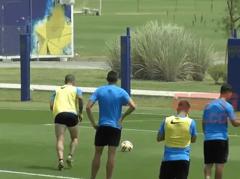 Benedetto le pateó un penal a Andrada con la de palo