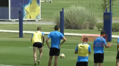 Foto de Benedetto pateando el penal.