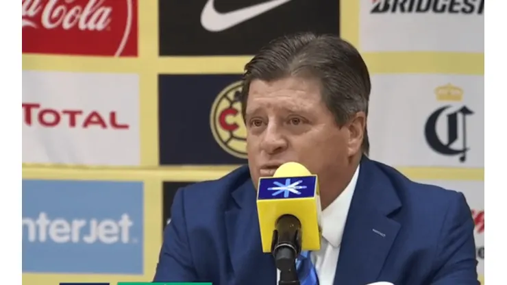 Foto de Miguel Herrera, entrenador de América.