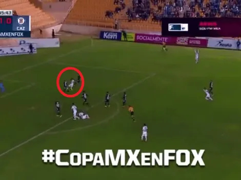 Misael Domínguez definió cruzado para el empate del Cruz Azul