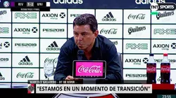Gallardo y una declaración que sorprendió a los hinchas.