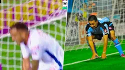 Gol de Fragapane con festejo especial.