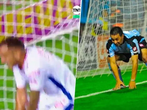 Fragapane, exBoca, le hizo un gol a River y festejó como el 'Picante' Pereyra