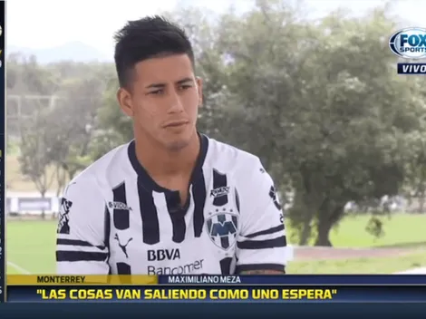 Maxi Meza ya palpita el choque del Monterrey ante el América