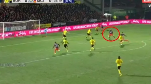 Agüero definió con mucha calidad y abrió el marcador para el City