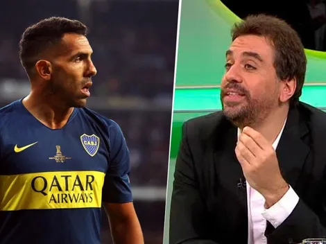 Con los tapones de punta: Distasio tiró una muy dura frase contra Carlos Tevez