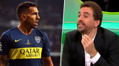 Con los tapones de punta: Distasio tiró una muy dura frase contra Carlos Tevez
