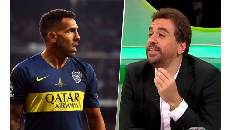 Con los tapones de punta: Distasio tiró una muy dura frase contra Carlos Tevez