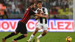 Gonzalo Higuaín junto a Paulo Dybala.
