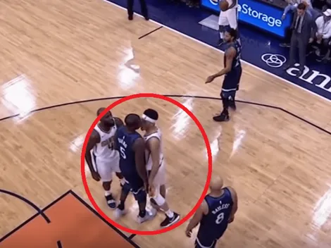 Devin Booker y Gorgui Dieng se retan a pelear en el camerino