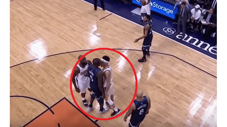 Devin Booker y Gorgui Dieng se retan a pelear en el camerino
