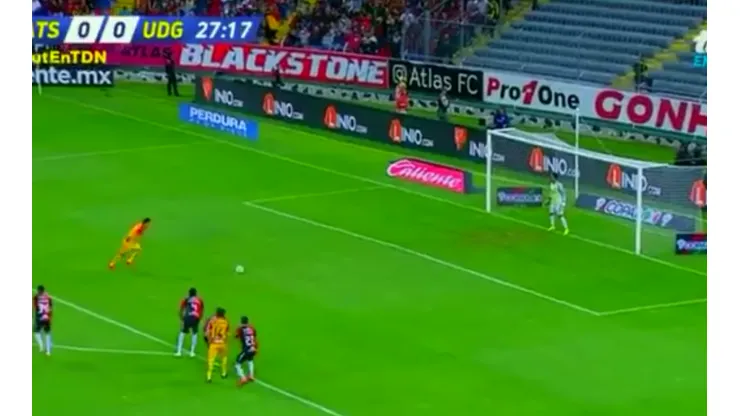 Leones Negros se puso en ventaja por el gol de Quintero.