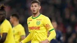 Emiliano Sala con la camiseta del Nantes.