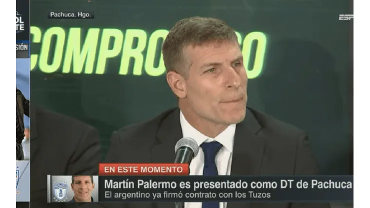 Martín Palermo se refirió a la posibilidad de sumar al Chaco Giménez a su CT en Pachuca