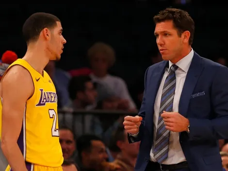 Lonzo Ball está devastado emocionalmente por su lesión, según entrenador de los Lakers