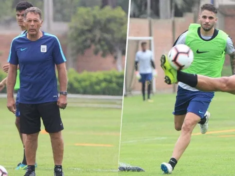 Comienza con el pie derecho: tuvo su primera práctica e impresionó a Russo