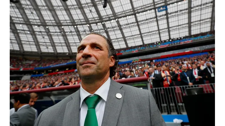 Pizzi durante el Mundial de Rusia.