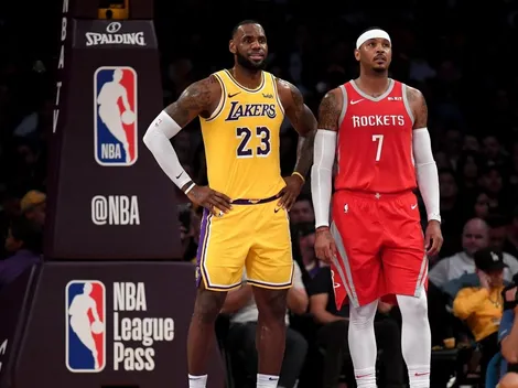 LeBron James presiona para que Carmelo Anthony llegue a los Lakers