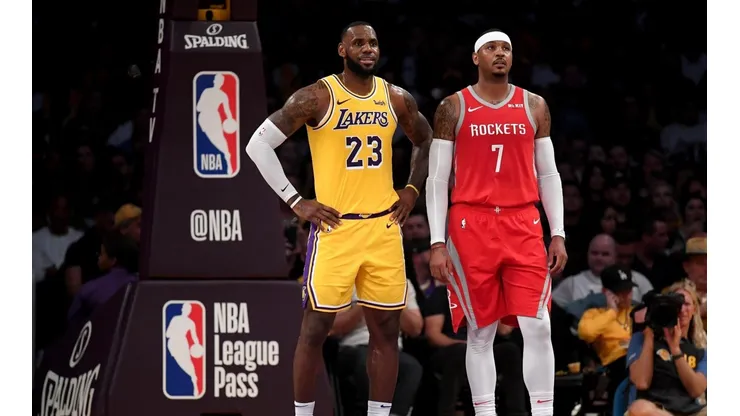 LeBron James presiona para que Carmelo Anthony llegue a los Lakers