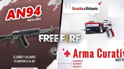 Free Fire presenta sus nuevas armas: La AN94 y un Arma Curativa