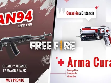 Free Fire presenta sus nuevas armas: La AN94 y un Arma Curativa