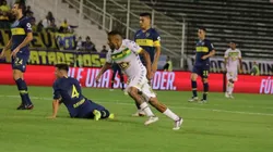 Chávez bailó a la defensa de Boca y convirtió el descuento.