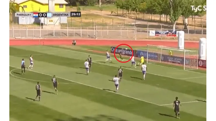 Romero metió el primer gol de la Selección Argentina Sub 20 en el Sudamericano de Chile