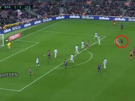 Messi quemó al arquero de Leganés y Suárez aprovechó el rebote para poner el 2-1