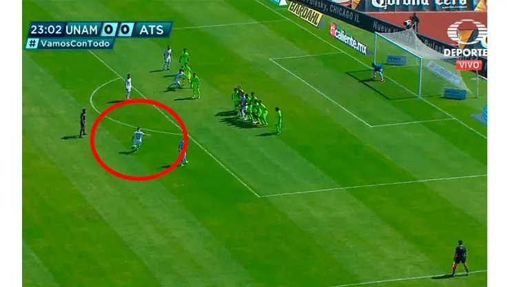 Malcorra, el Pirlo argentino, y un tremendo golazo de tiro libre para Pumas
