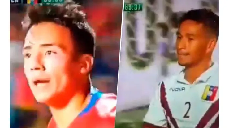 El momento del cruce verbal. (video: @carvidro)