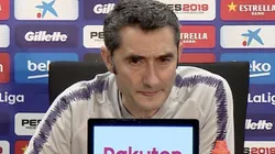 Foto de Valverde, entrenador de Barcelona.