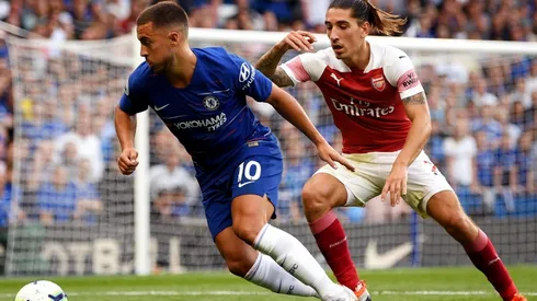 Eden Hazard y Héctor Bellerín (Foto: Getty)