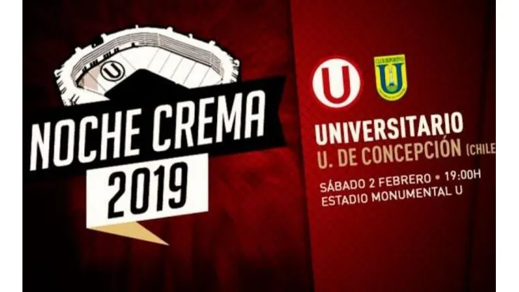La U tendrá estadio lleno en la Noche Crema