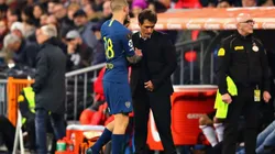 Guillermo y Benedetto en la final en Madrid.