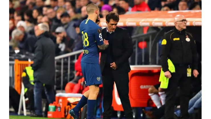Guillermo y Benedetto en la final en Madrid.