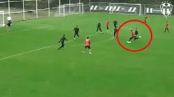 A lo Messi: Maxi Meza se despacha con un golazo en el entrenamiento de Rayados