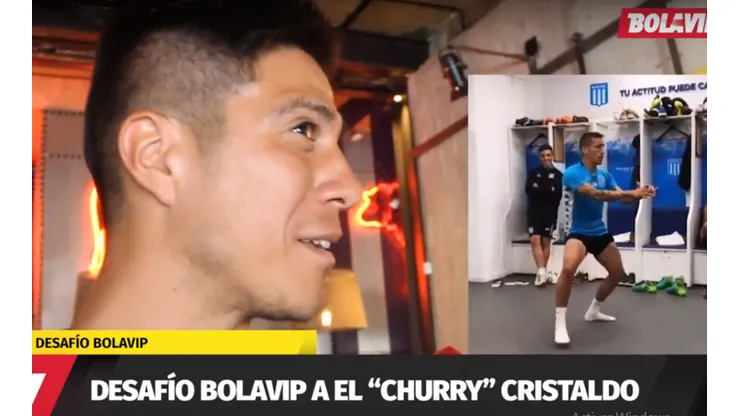 Desafío Bolavip al Churry Cristaldo: "Me divierte mucho Centurión"