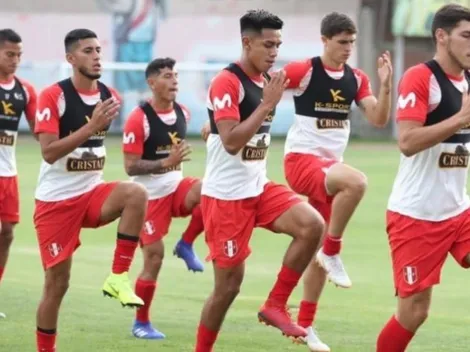 Segundo entreno de Perú que prepara el partido ante Uruguay