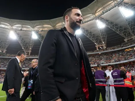 Higuaín se fue solo y re caliente después de perder la final contra Juventus