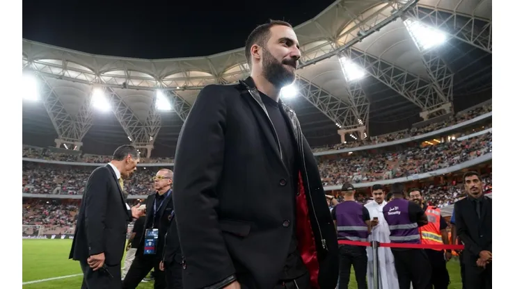 Foto de Gonzalo Higuaín, jugador de Milan.