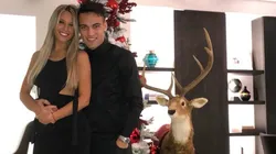 Foto de Lautaro Martínez y su novia.