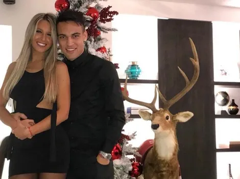 Lautaro Martínez y su novia salieron a romper la noche