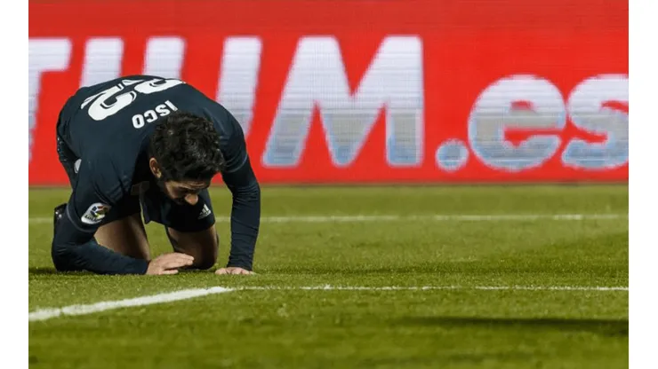 Isco, titular, no pudo desnivelar en el partido y salió reemplazado.