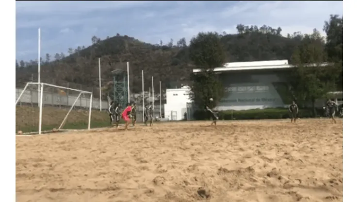Golazo en el Centro Nacional de Alto Rendimiento.