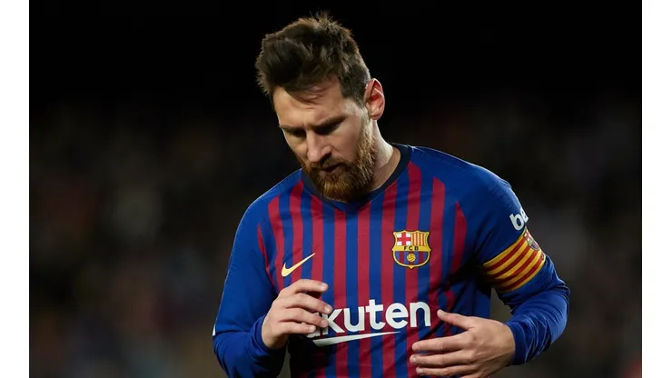 Foto de Lionel Messi, jugador de Barcelona.